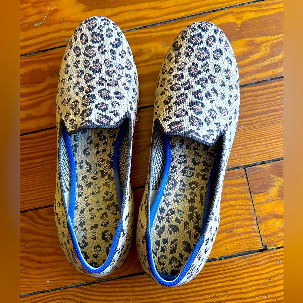 Rothy’s loafer cheetah